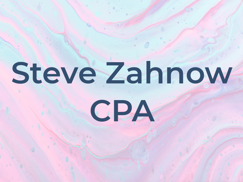 Steve Zahnow CPA