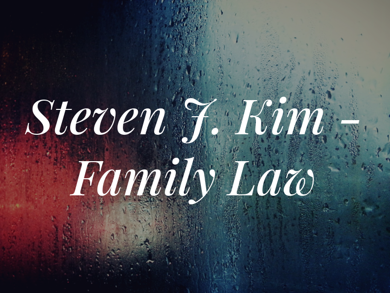 Steven J. Kim - Family Law