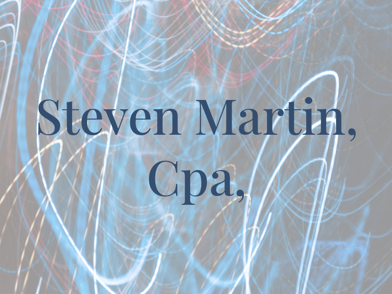 Steven Martin, Cpa, PI