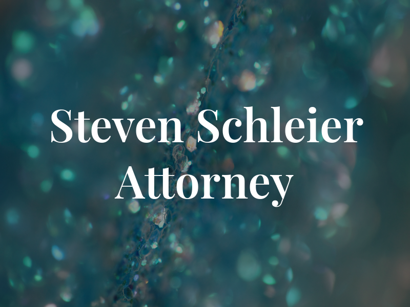 Steven Schleier Attorney At Law