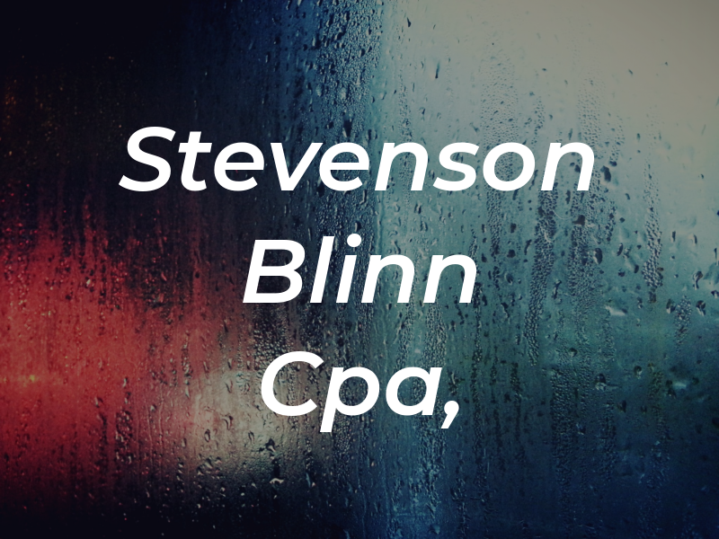 Stevenson & Blinn Cpa, PA