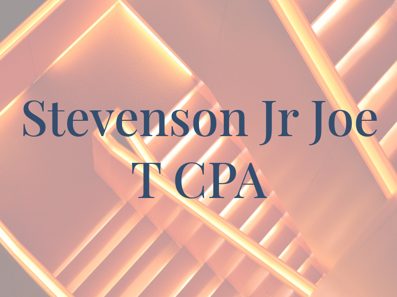 Stevenson Jr Joe T CPA