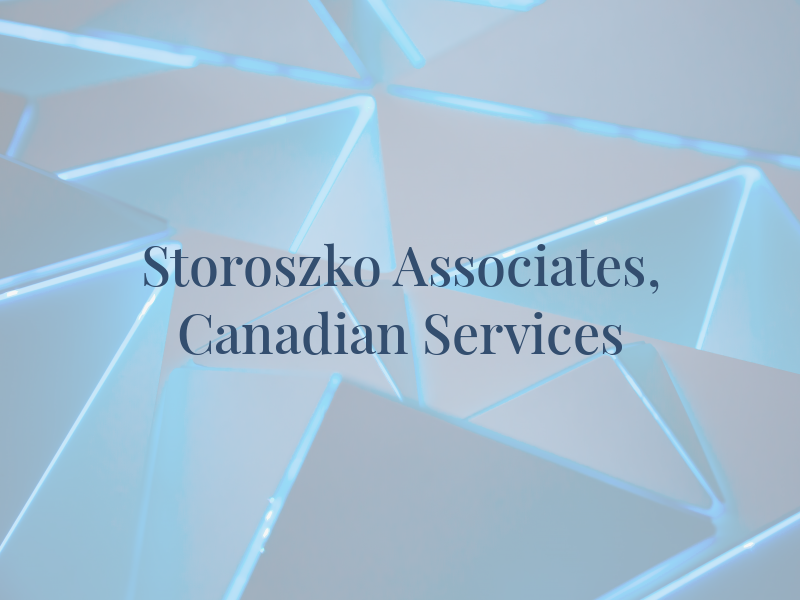 Storoszko & Associates, Canadian & US TAX Services