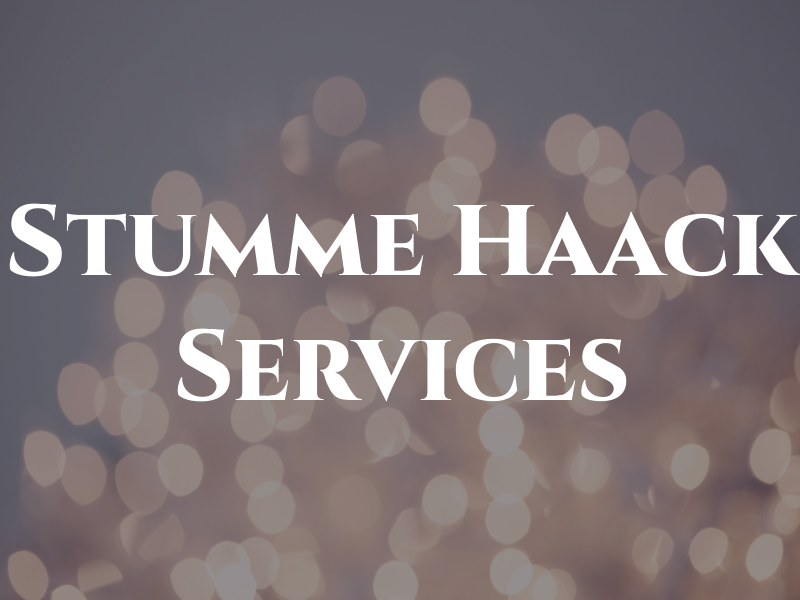 Stumme & Haack Tax Services