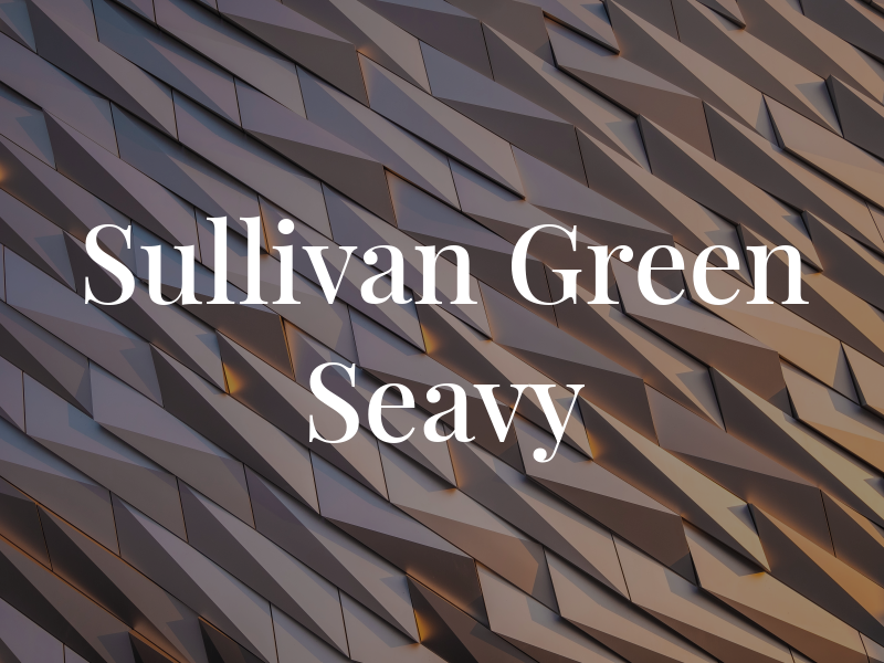 Sullivan Green Seavy