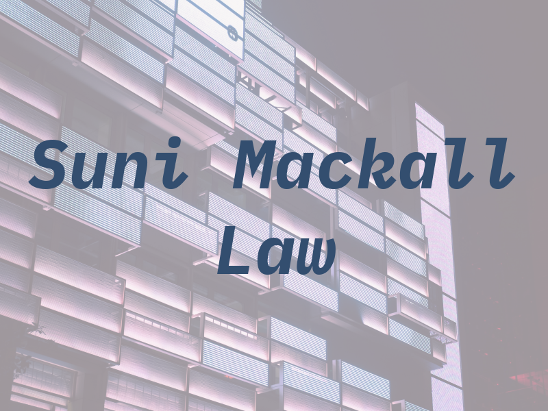 Suni Mackall Law