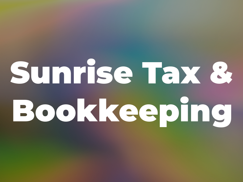 Sunrise Tax & Bookkeeping
