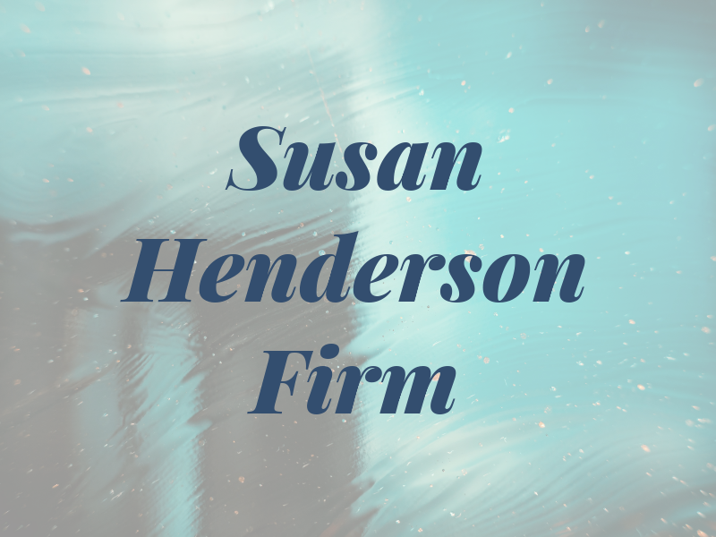 Susan Henderson Law Firm