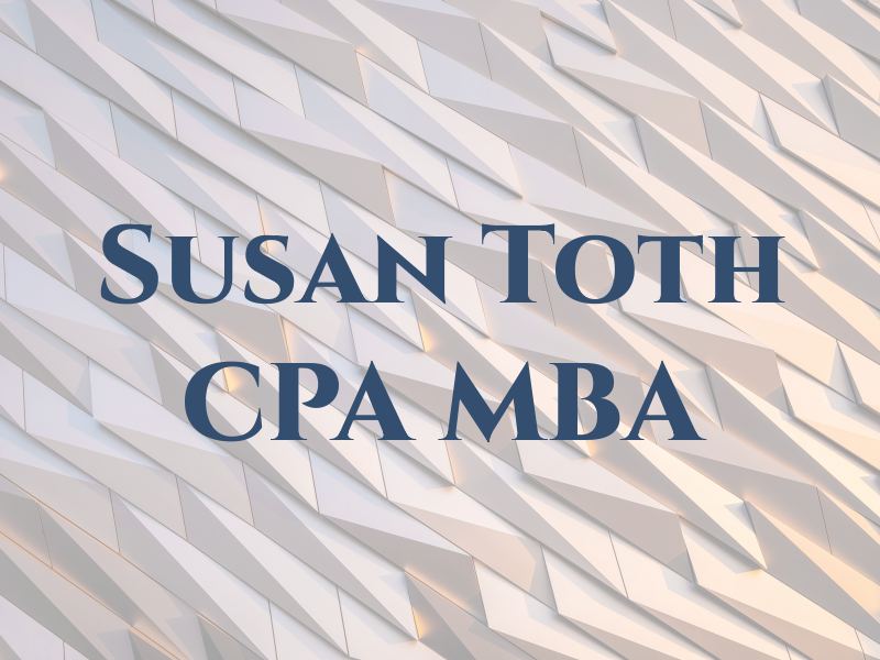 Susan Toth CPA MBA