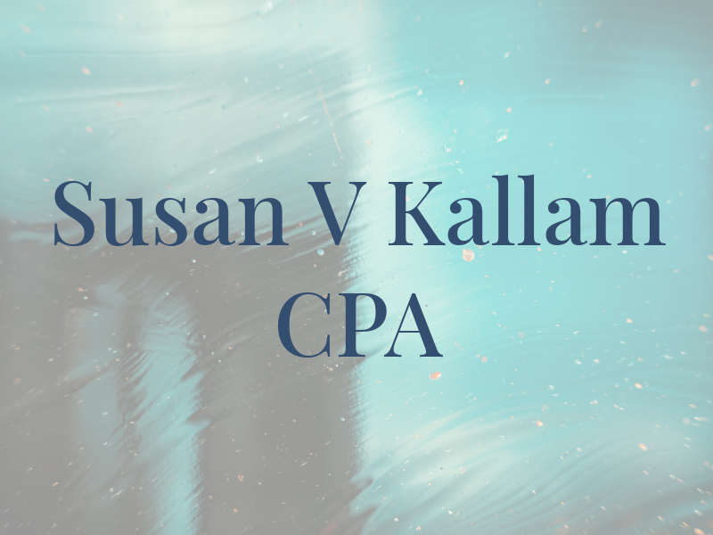 Susan V Kallam CPA