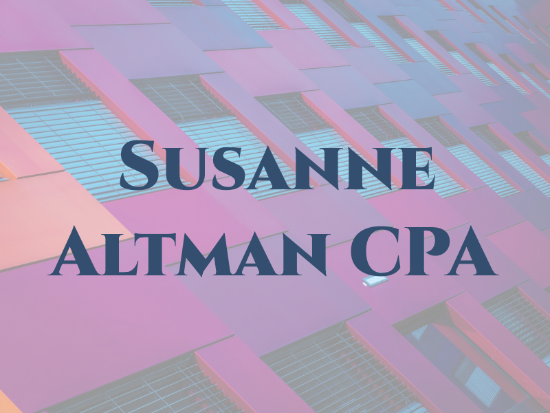 Susanne Altman CPA