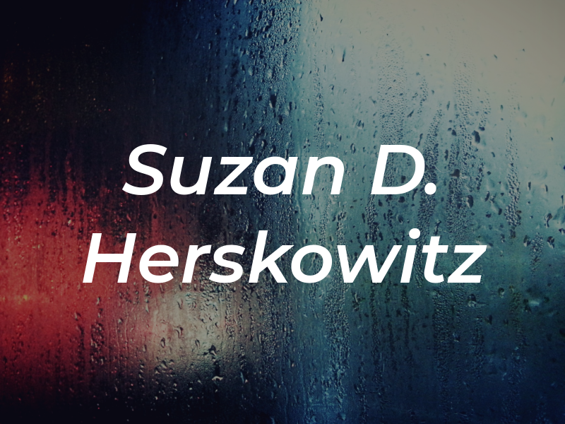 Suzan D. Herskowitz