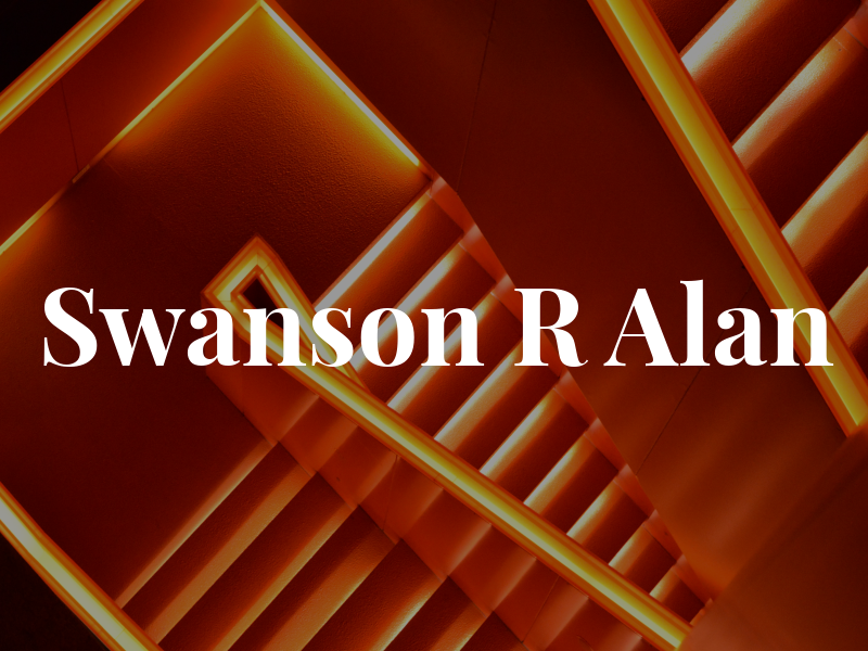 Swanson R Alan