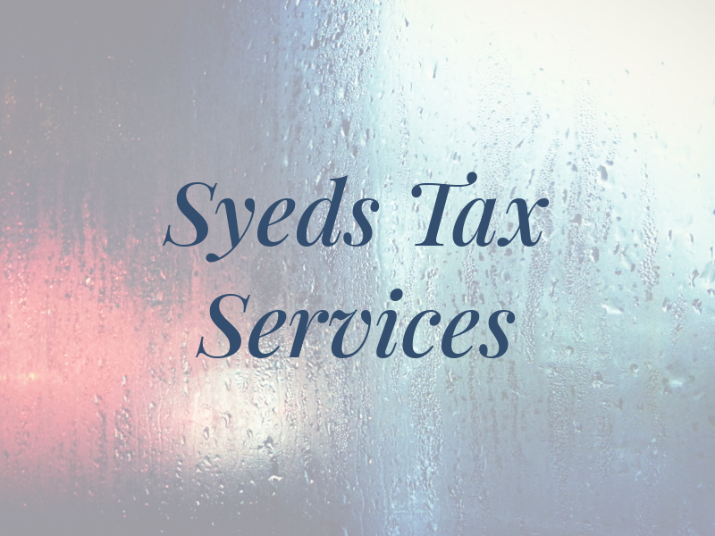 Syeds Tax Services