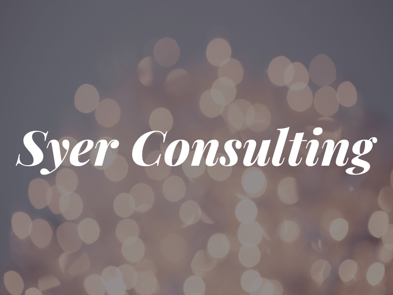 Syer Consulting