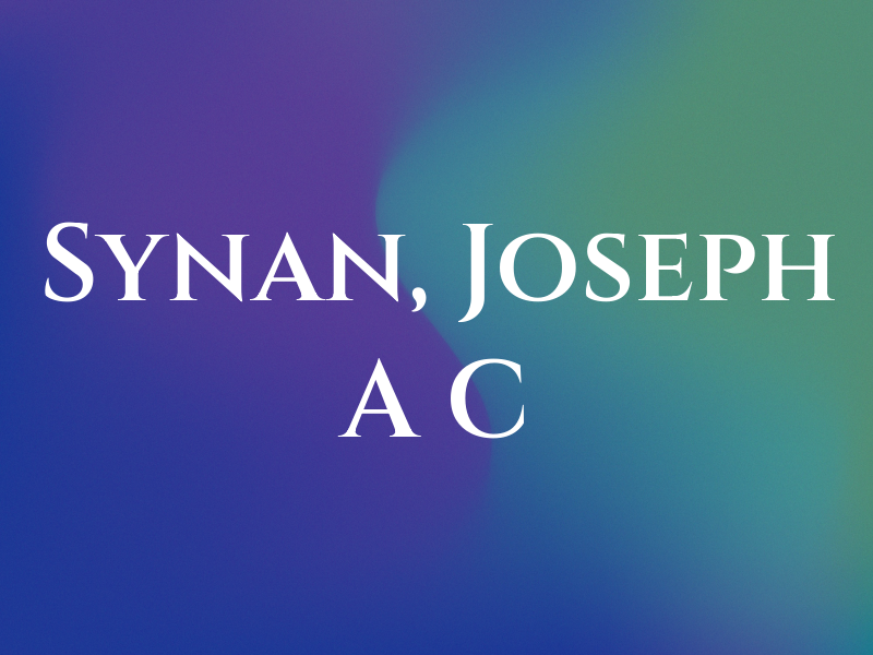 Synan, Joseph A C