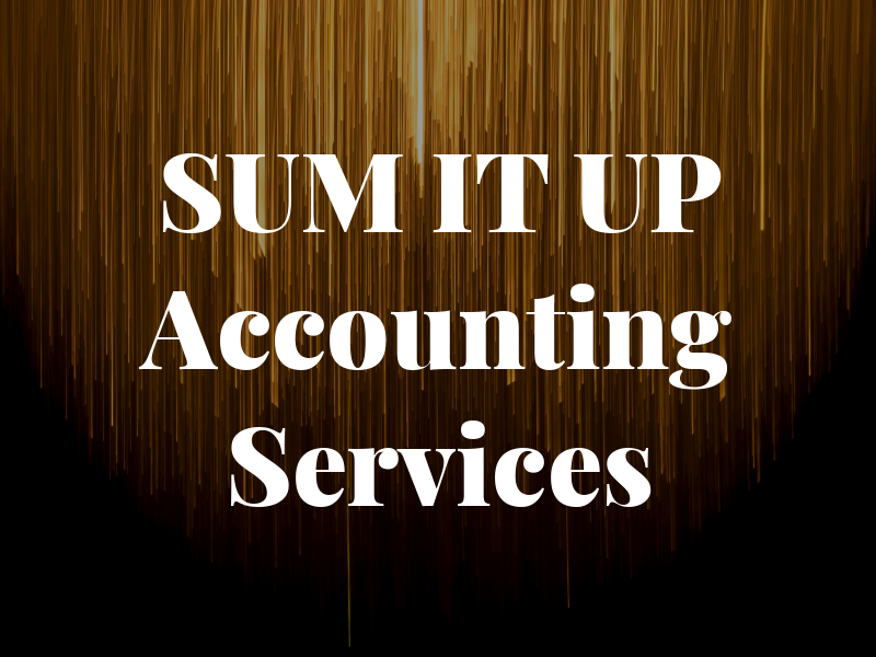 SUM IT UP Accounting Services