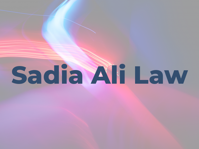 Sadia Ali Law