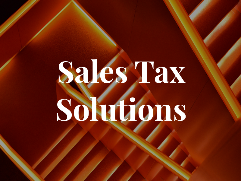 Sales Tax Solutions