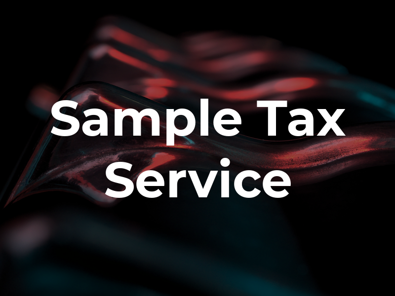 Sample Tax Service