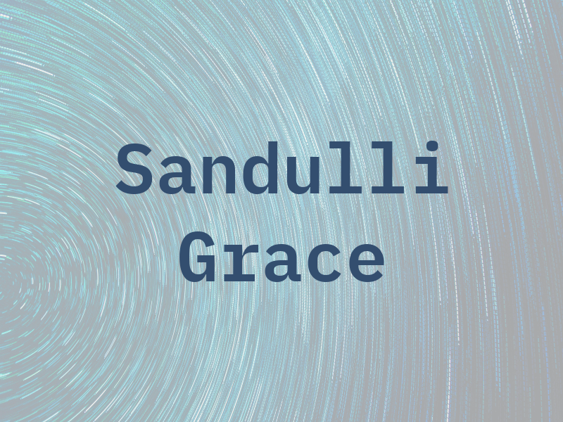 Sandulli Grace