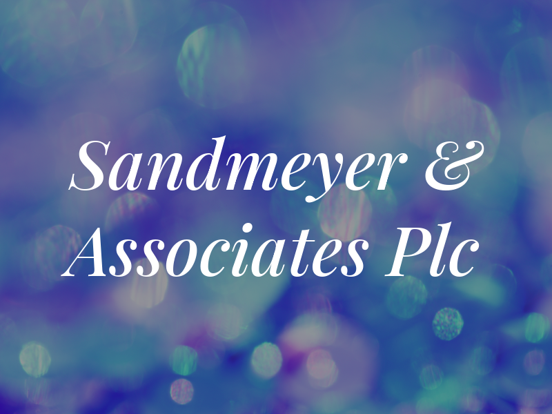 Sandmeyer & Associates Plc