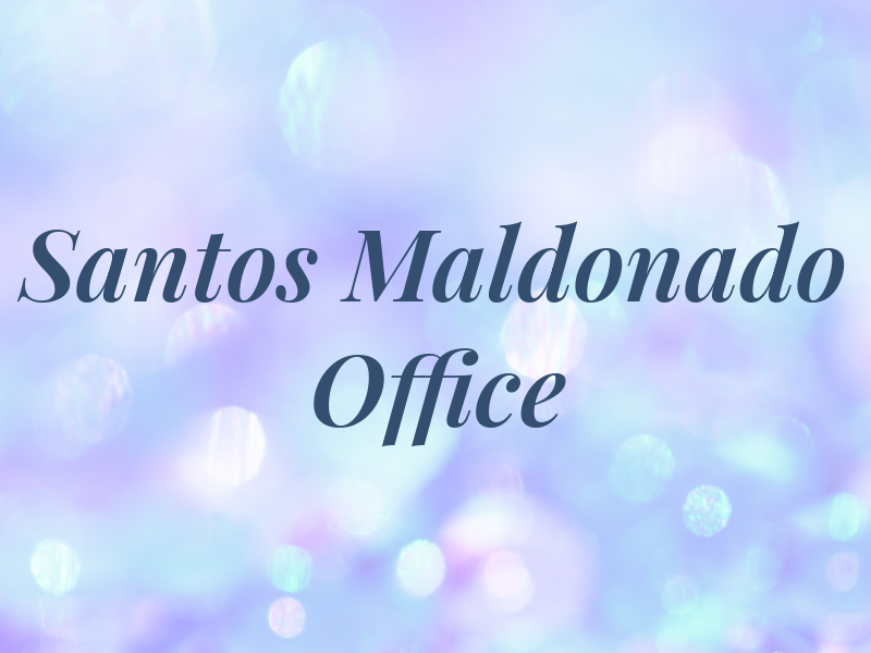 Santos Maldonado Jr Law Office