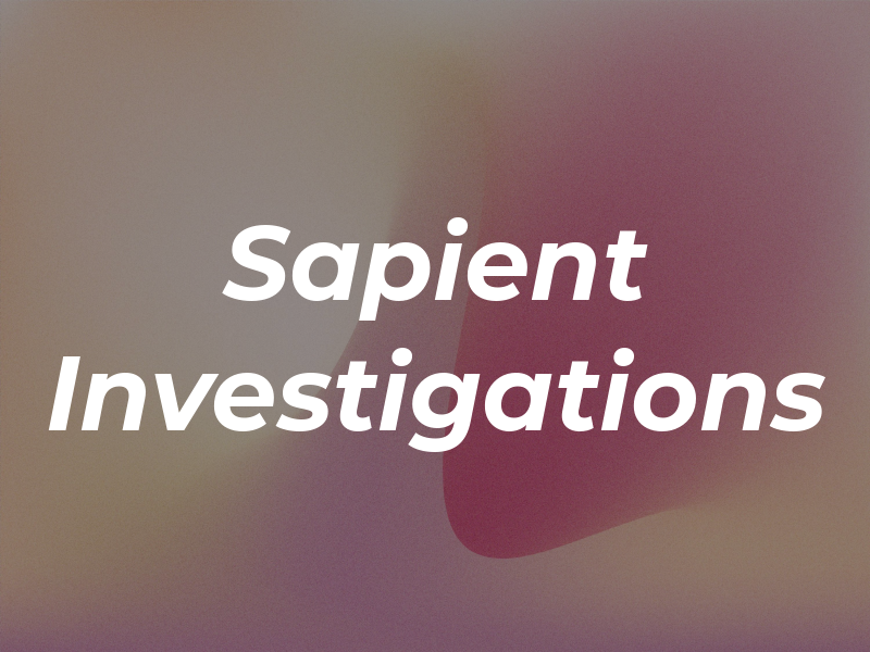 Sapient Investigations