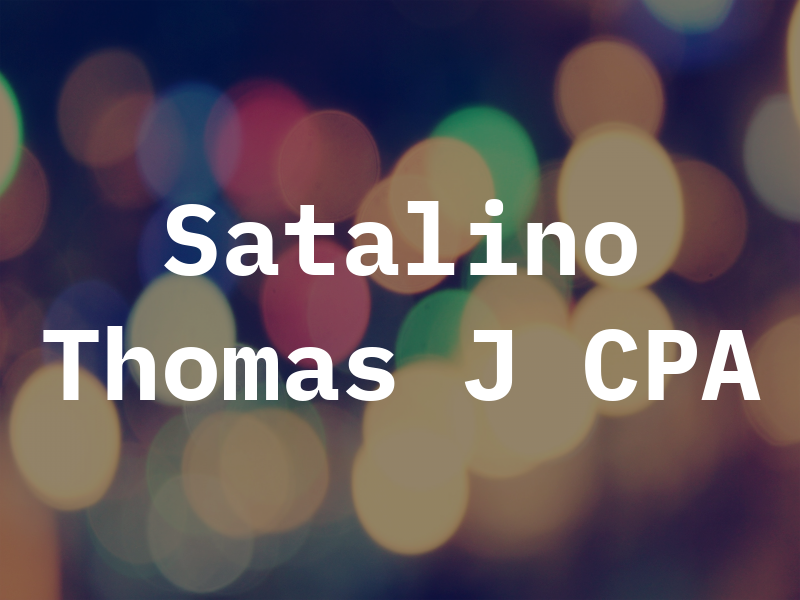 Satalino Thomas J CPA