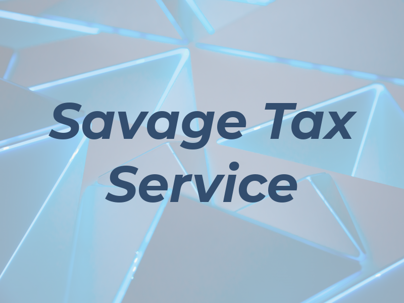 Savage Tax Service