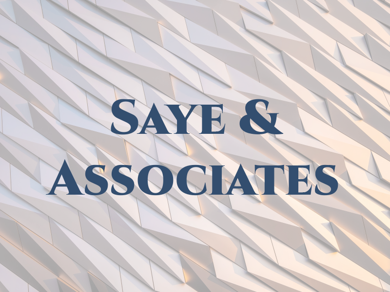 Saye & Associates