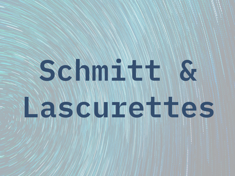 Schmitt & Lascurettes