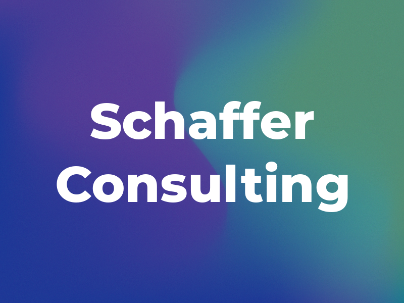 Schaffer Consulting