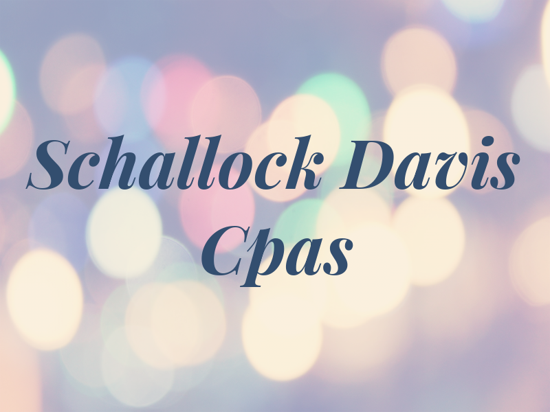 Schallock & Davis Cpas