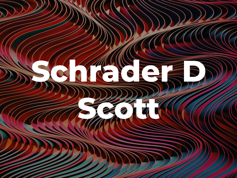 Schrader D Scott