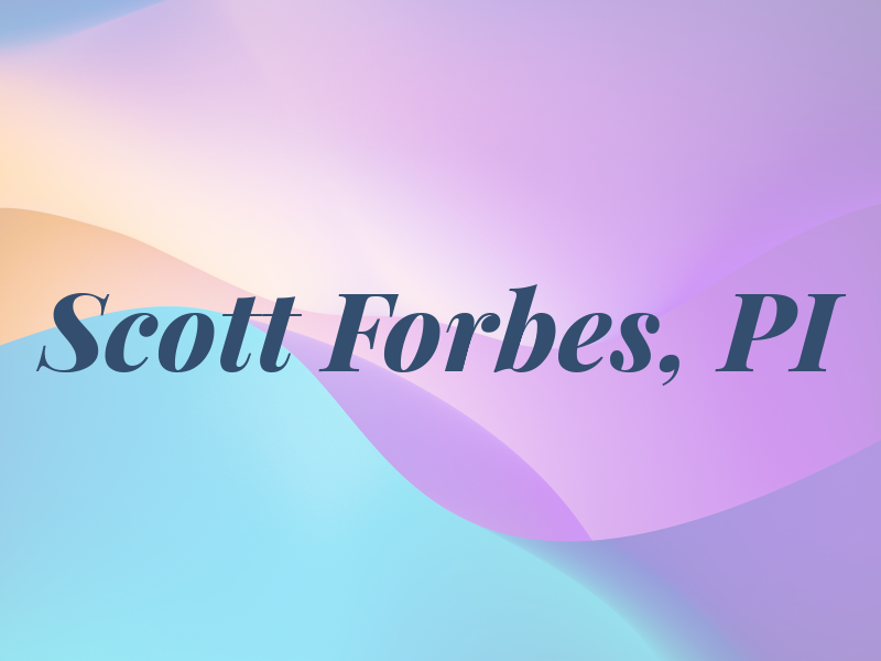Scott Forbes, PI
