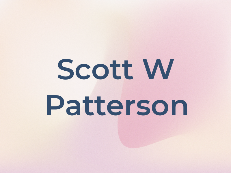 Scott W Patterson