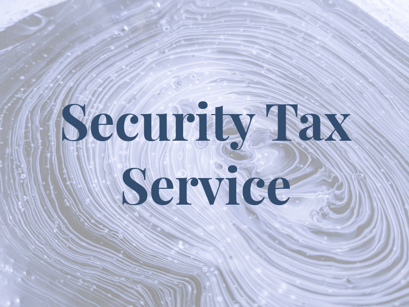 Security Tax Service