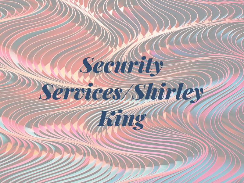 Security Tax Services/Shirley King