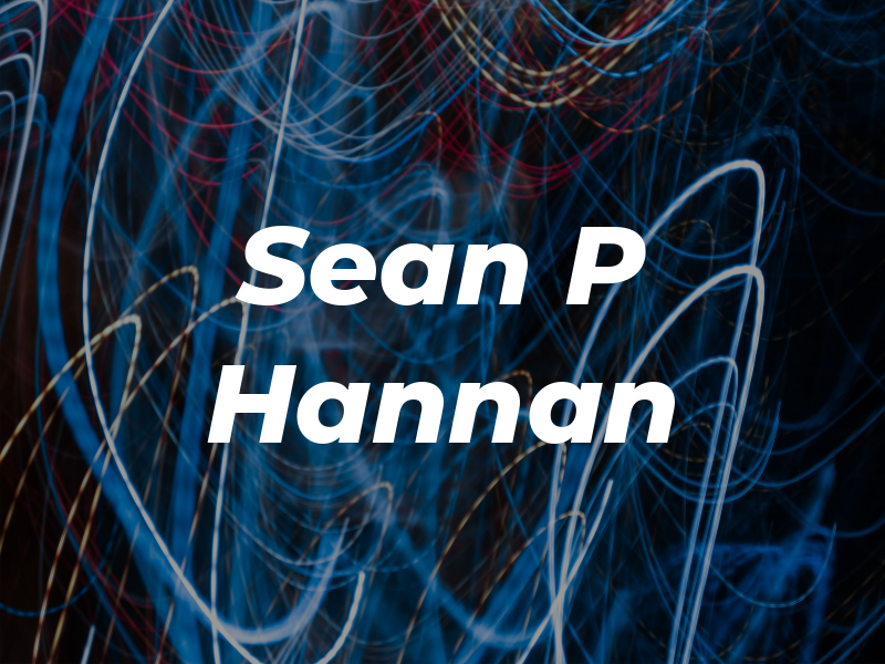 Sean P Hannan