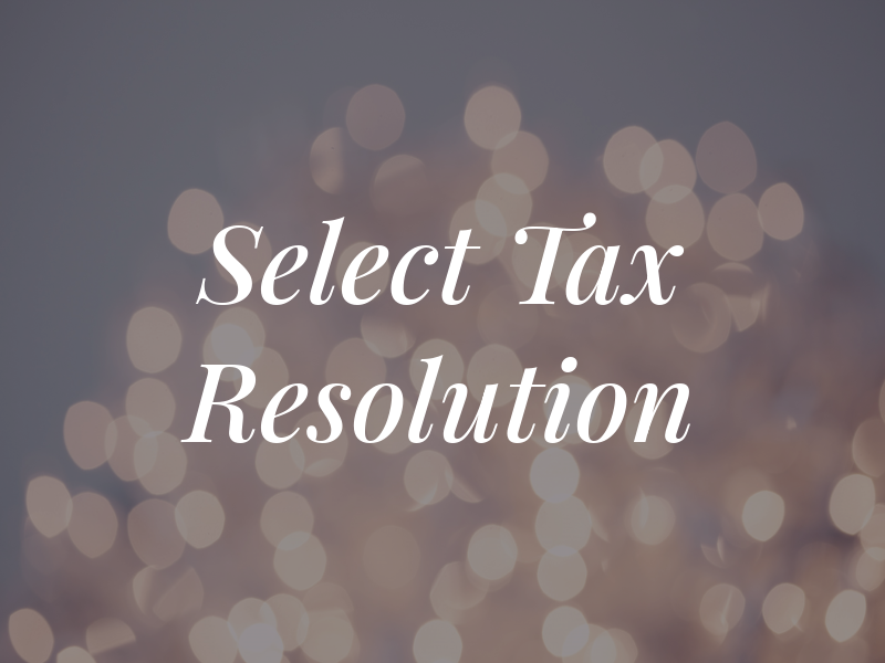 Select Tax Resolution