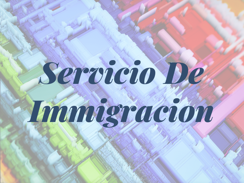 Servicio De Immigracion