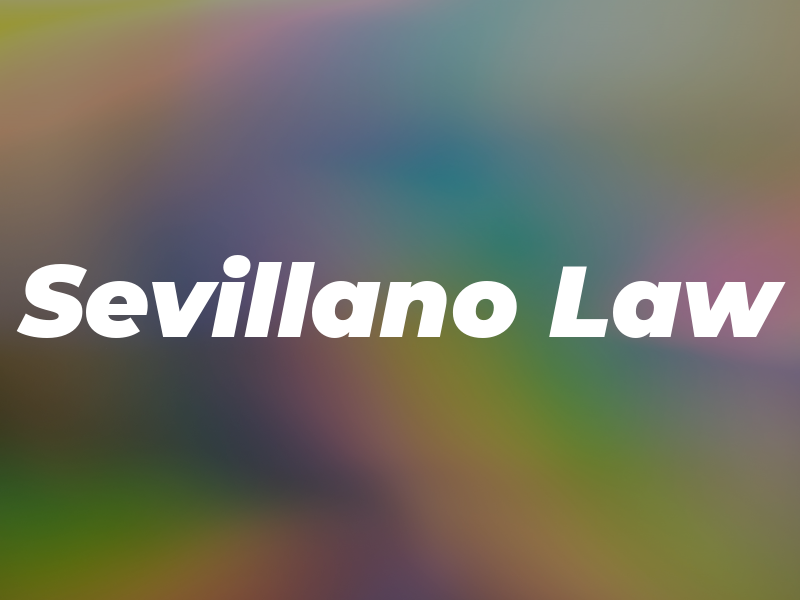 Sevillano Law