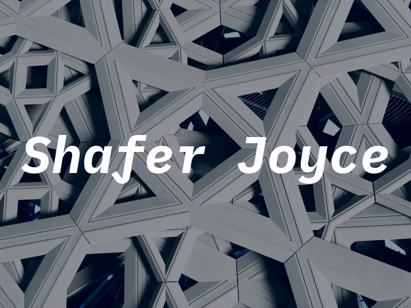 Shafer Joyce