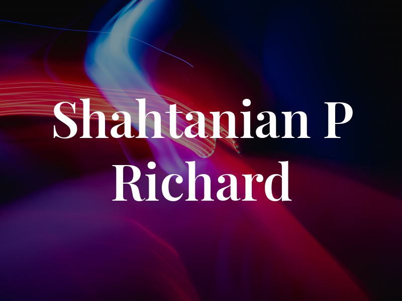 Shahtanian P Richard