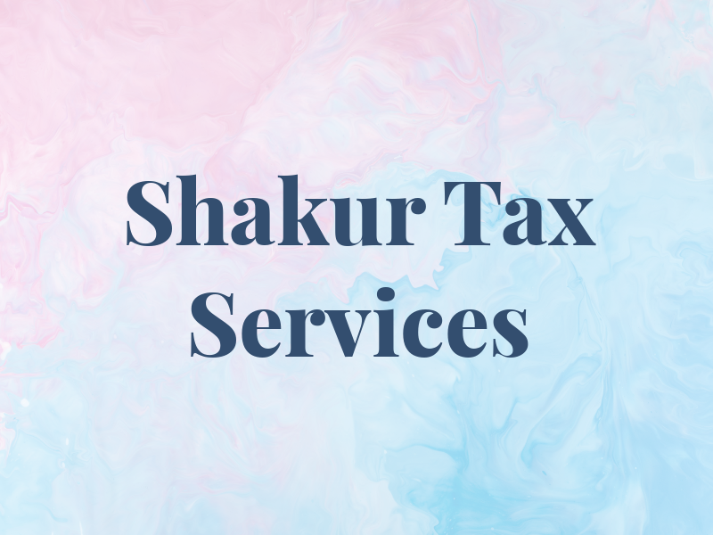 Shakur Tax Services