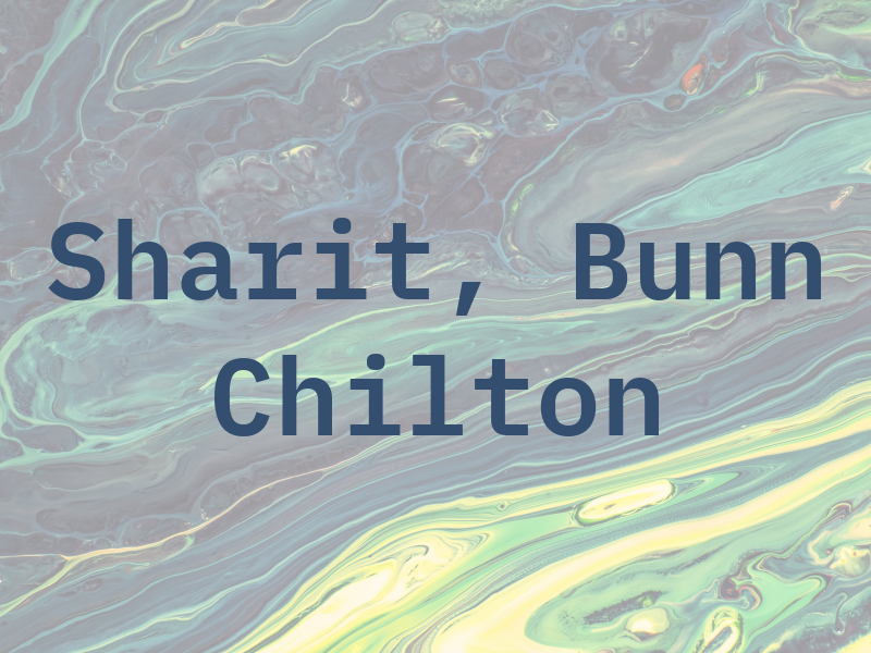 Sharit, Bunn & Chilton