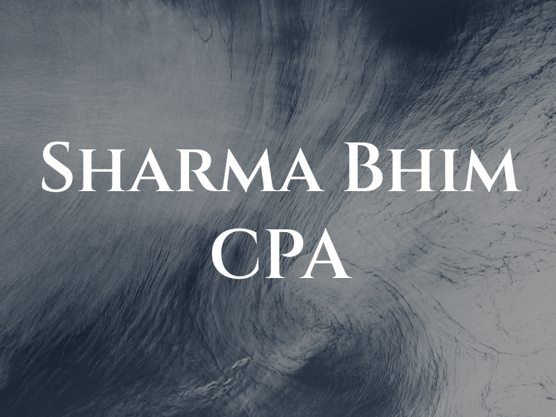 Sharma Bhim CPA