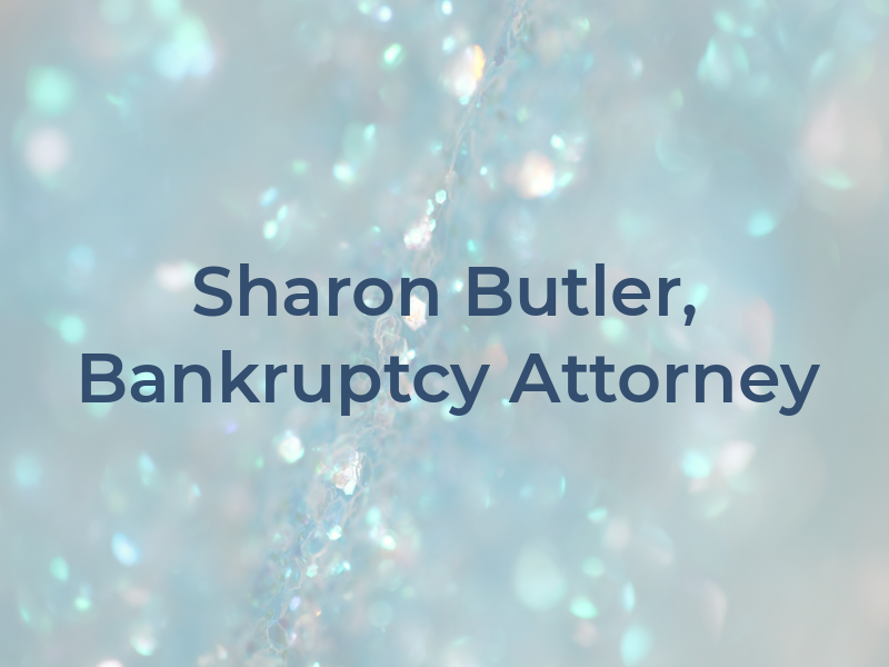 Sharon K. Butler, Bankruptcy Attorney