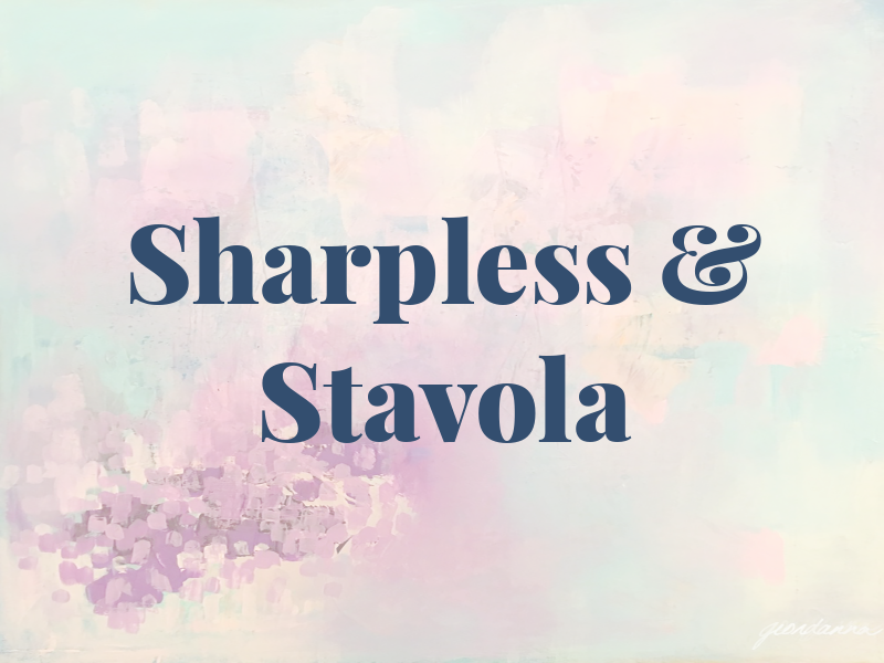 Sharpless & Stavola